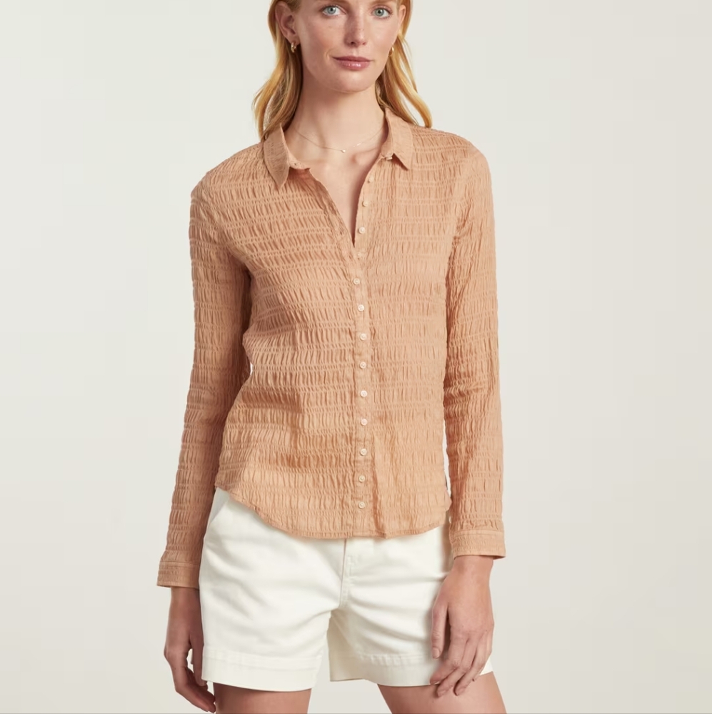 Everlane | The Button Smock Top